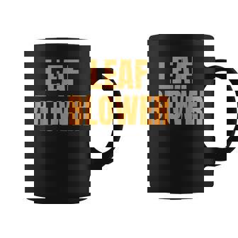 Leaf Blower Fall Leaves Halloween Couple Matching Coffee Mug | Mazezy