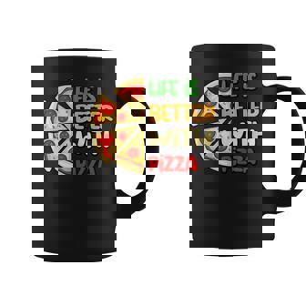 Leben Mit Pizza Italienisches Essen Chefkoch Pizzabäcker Tassen - Seseable