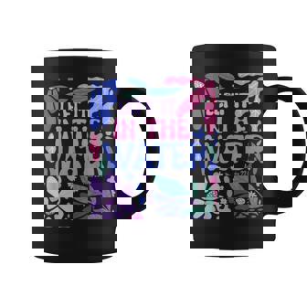 Left It In The Water Baptism Christian Baptized Boho Flowers Coffee Mug | Seseable UK