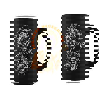 Legalize Bluegrass Skeleton Banjo Man Fun Festival Coffee Mug | Mazezy