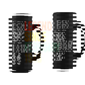 Legend February 1946 80Th Birthday 80 Year Old Coffee Mug | Seseable UK