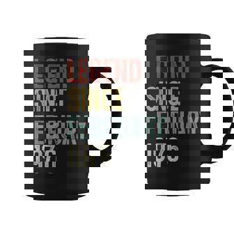Legend Since February 1976 50Th Birthday 50 Years Old Coffee Mug | Seseable FR