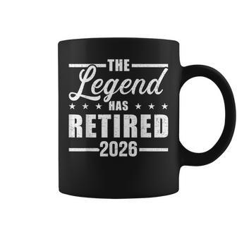 The Legend Has Retired 2026 Retirement Coffee Mug - Thegiftio