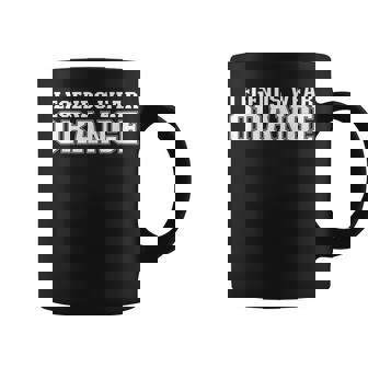 Legends Wear Orange Spirit Wear Team Game Color War Coffee Mug | Mazezy