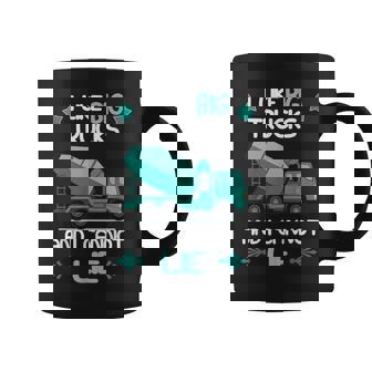 Les Enfants Que J'aime Les Gros Camions Et Je Ne Peux Pas Mentir Pour Tout-Petit Tasse - Cadeauxyz