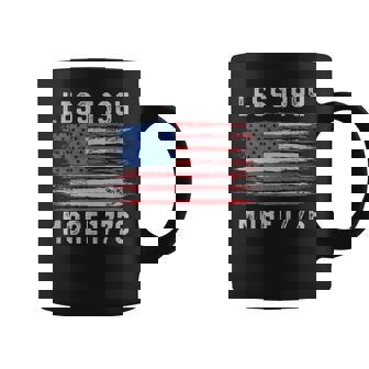 Less 1984 More 1776 Free Speech Vintage Grunge Flag July 4Th Coffee Mug | Mazezy