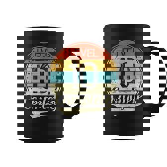 Level 10 Complete Retro 10th Wedding Anniversary Coffee Mug | Mazezy