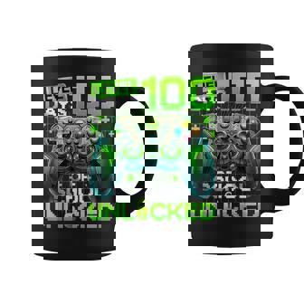 Level 100 Days Of School Unlocked 100Th Day Teacher Boy Coffee Mug | Seseable FR