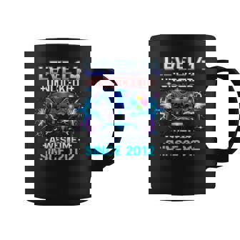 Level 14 Unlocked Awesome Since 2012 14Th Birthday Boy Gamer Coffee Mug | Seseable CA