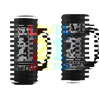 Level 21 Complete 21 Aniversario De Boda 21 Años Taza de café - Regaloses