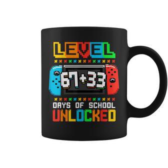 Level 67 33 Happy 100 Days Of School Complete 67 Meme Coffee Mug | Seseable UK