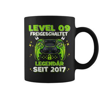Level 9 Jahre Geburtstags Junge Gamer 2017 Geburtstag Tassen - Geschenkecke