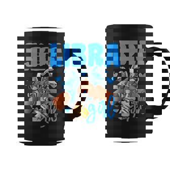 Libra Girl Sneakers Astrology Zodiac Sign Black Women Coffee Mug | Seseable CA