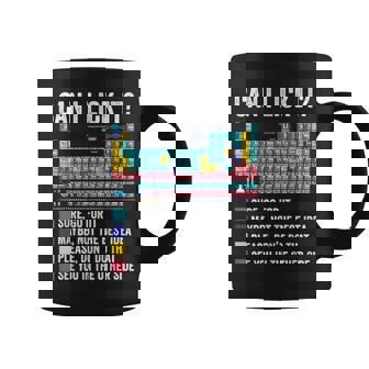 Can I Lick It Periodic Table Of Elements Science Teacher Coffee Mug - Seseable