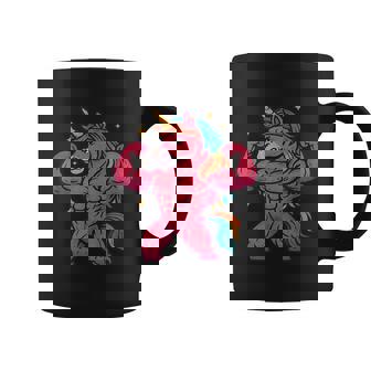 Licorne Forte Fléchissant Les Muscles Arc-En-Ciel Cheveux Fantaisie Drôle Tasse - Cadeauxyz