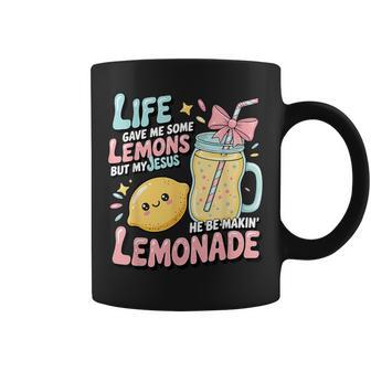Life Gave Me Some Lemons But My Jesus He Be Makin Lemonade Coffee Mug - Thegiftio UK