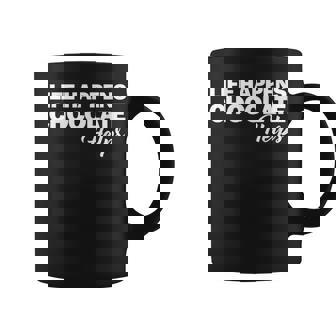 Life Happens チョコレートヘルプ コーヒーマグ - Kawaiitshirt