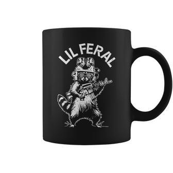 Lil Feral Tactical Raccoon Military Law Enforcement Coffee Mug | Mazezy