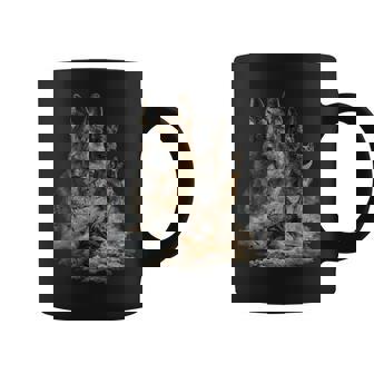 Lindo Pastor Alemán Arte Para Hombres Es Pastor Alemán Perro Taza de café - Regaloses