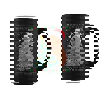 Lindouéter Feo De Navidad Capybara Taza de café - Regaloses