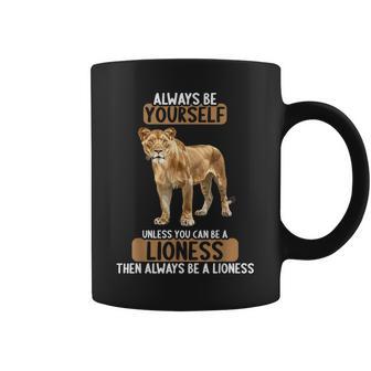 Lionesses Lioness Small Black Coffee Mug - Thegiftio UK