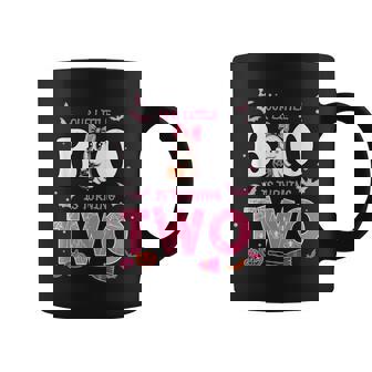 Our Little Boo Is Turning Two 2Nd Birthday Outfit Girl Coffee Mug - Seseable