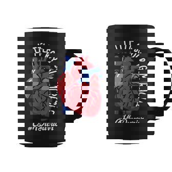 Little Boy Chd Warrior Congenital Heart Disease Awareness Coffee Mug | Seseable CA