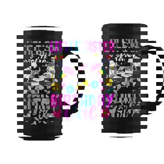 Little Sister Of The Birthday Girl Rolling Skate Bday Family Coffee Mug - Thegiftio