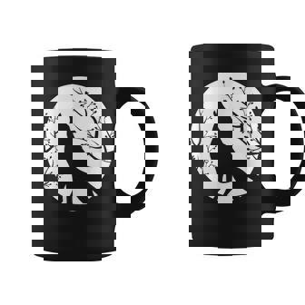 Lobo Animal Luna Flores Animal Animal Lobo Taza de café - Regaloses