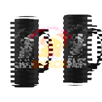 Out Here Looking Like A Snack Xmas Light Gingerbread Coffee Mug | Seseable CA