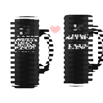 I Love Ambient Techno I Heart Ambient Techno Coffee Mug | Mazezy