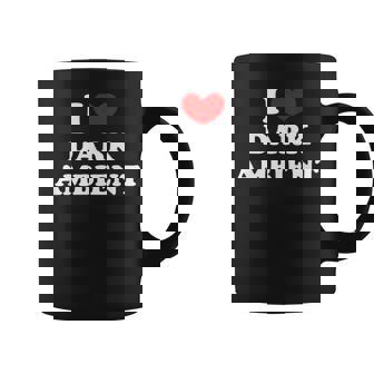 I Love Dark Ambient I Heart Dark Ambient Coffee Mug | Mazezy