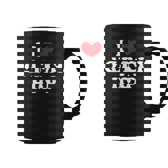 I Love Glitch Hop I Heart Glitch Hop Coffee Mug | Mazezy