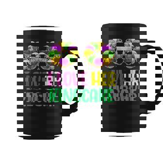 I Love Her Kingcake Mardi Gras Matching Couple Boyfriend Coffee Mug - Thegiftio