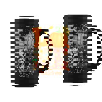 Love Preschool Teacher Turkey Thanksgiving Autumn Fall Coffee Mug | Mazezy