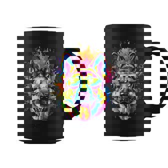Lovers Pop Art German Shepherd Coffee Mug | Mazezy