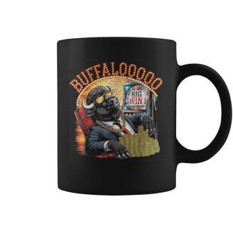 Lucky Buffalo Casino Slot Machine Gambling Gambler Coffee Mug | Mazezy