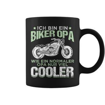 Lustig Motorrad Ich Bin Ein Biker Opapruch Motorrad Tassen - Geschenkecke