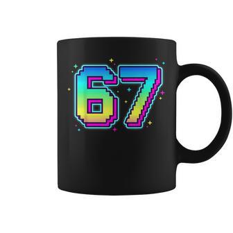 Lustigerixeven 67 Bruh Geburtstagsspieler Im Retro-Look Für Jungen Und Kinder Tassen - Geschenkecke