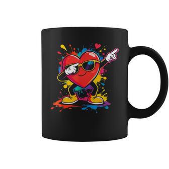 Lustigesalentinstagsgeschenk Fürie Beim Dabbing Heart Love Tassen - Geschenkecke