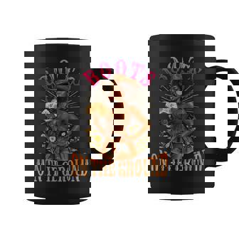 Where Them Fans At Boots On The Ground Black Western Cowgirl Coffee Mug | Seseable FR