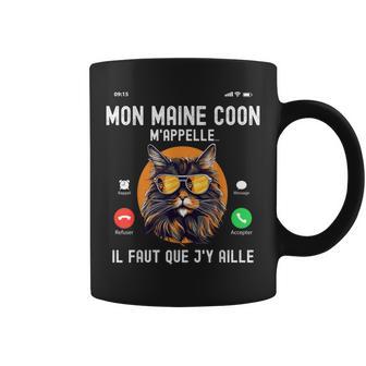 Maine Coon M'appelle Chat Humour Homme Drôle Tasse - Cadeauxyz