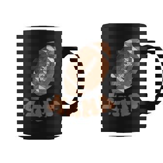 Mama Of The 1 Year Old Football 1St Year Down Birthday Party Coffee Mug | Seseable UK