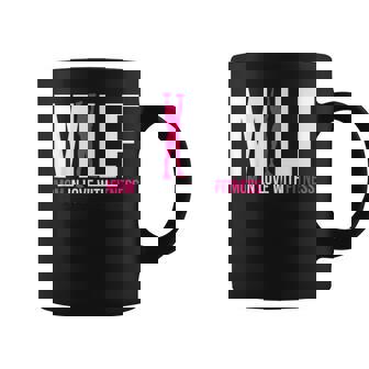 Mamá Enamorada Con Fitness Milf Entrenamiento Divertido Madre Gimnasio Taza de café - Regaloses