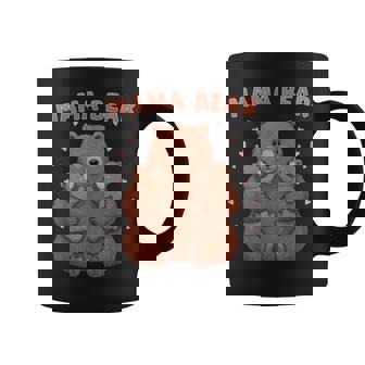 Mamá Oso Con Dos Lindos Osos Bebé Madre Oso Para Mamás Taza de café - Regaloses