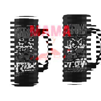 Mama Pit Crew Racing Family Race Car Birthday Boy Coffee Mug | Seseable CA
