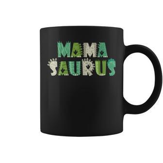 Mamasaurus T Rex Dinosaur Mama Saurus Mom Family Matching Coffee Mug - Thegiftio UK