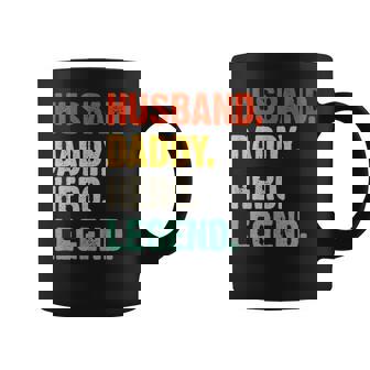 Marido Daddy Hero Legend Día Del Padre Papa Mejor Papá Taza de café - Regaloses