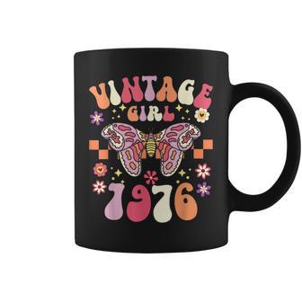 Mariposa Retro Cumpleaños 50 Años 1976 Taza de café - Regaloses