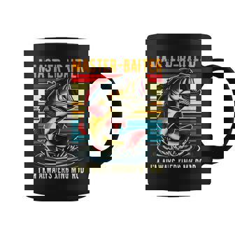 Master Baiter I'm Always Jerking My Rod Fishing Fisherman Coffee Mug - Monsterry